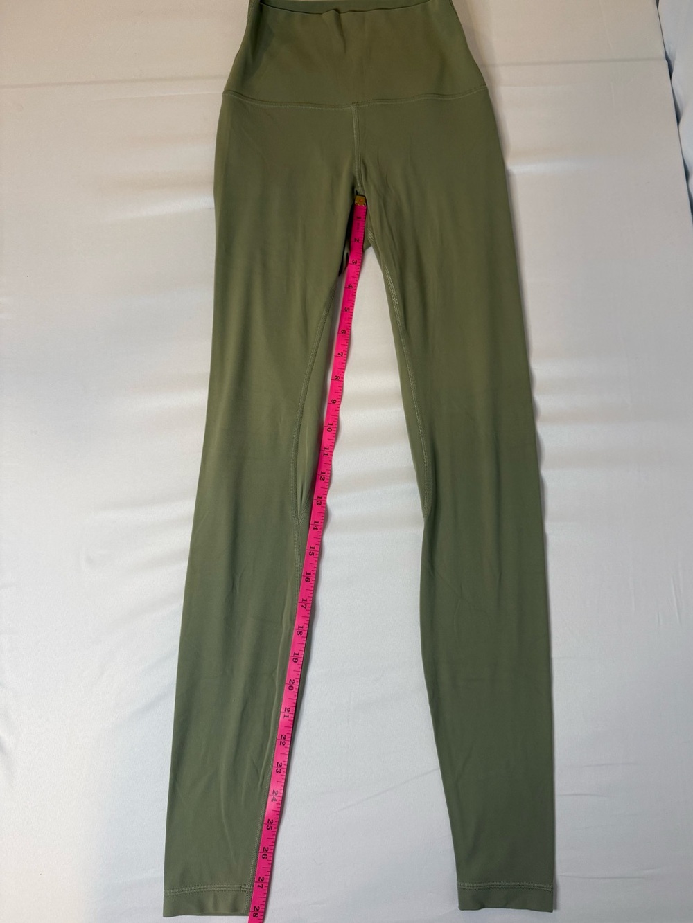 Lululemon Olive Green High-Rise Leggings - Size 2